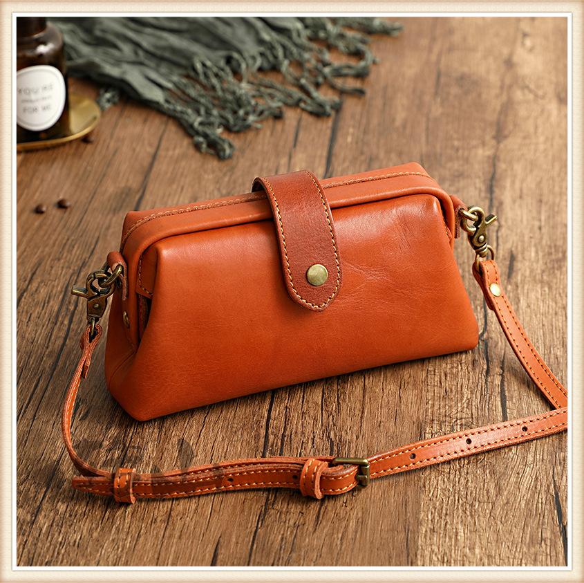 Newest Annd Trendy Woman Bags Handmade Genuine Leather Ladies Bag