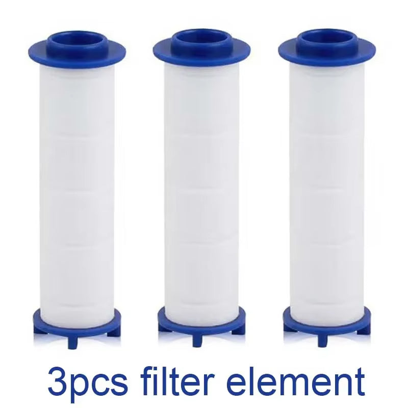 High Pressure Strong Current Shower Head Water Shower with Water Filter 3 Mold Knobs Controllable Hand Shower Bathroom