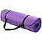 Yoga Mat 15MM Extra Thick 185 x 61 cm NBR Fitness Foam, Pilates Mat With Carry Strip, Non-Slip Exercise Mat Ideal for Planks & Stretching
