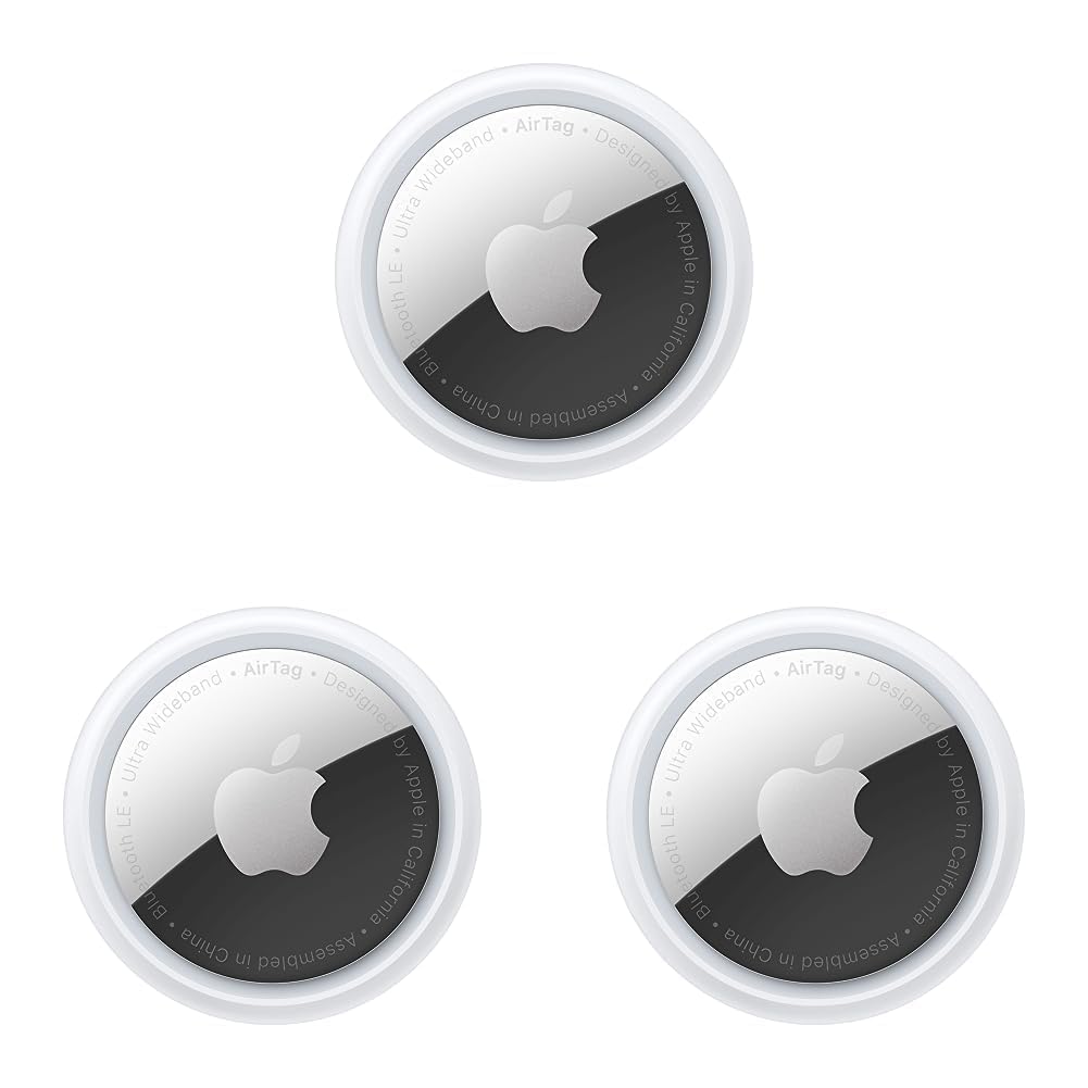 Apple Air Tags, Track your keys, wallet, luggage, backpack. Replaceable battery. Water-resistant.