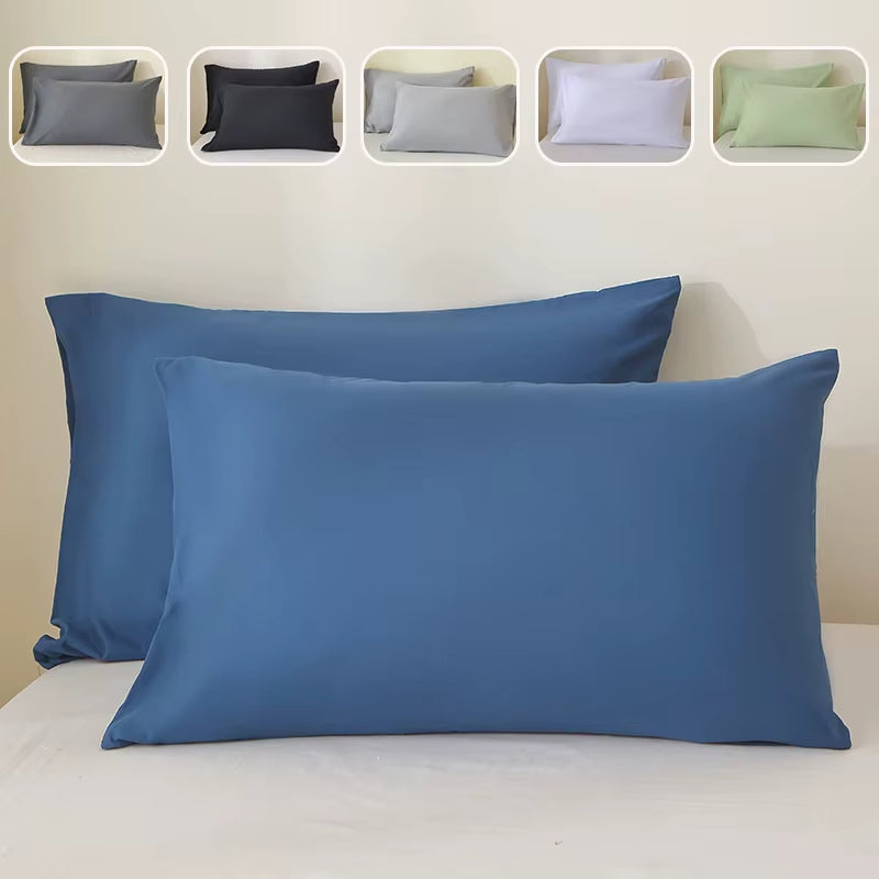 hypoallergenic 100% cotton pillowcases with 500 thread count
