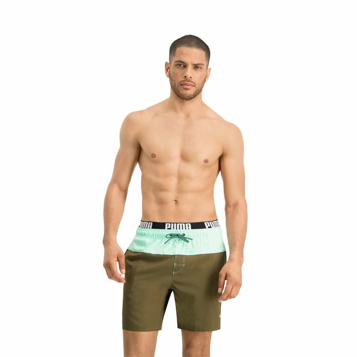 Puma Urban Classics Herren Badehose Block Swim Shorts, schnell trocknend,