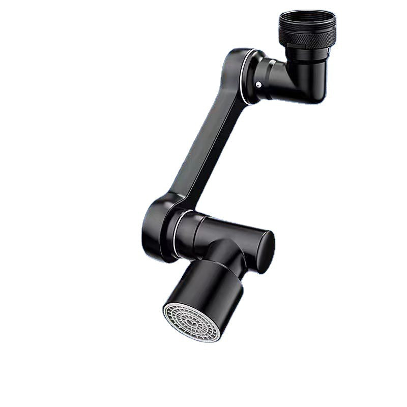 Swivel Tap Aerator, Solid Brass Rotatable Faucet Extender, Universal Splash Filter With 2 Water Outlet Modes, Water Saving for Kitchen Bathroom