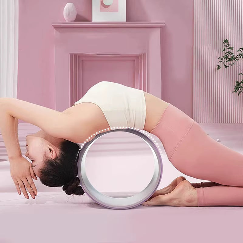 TPE PP Pilates Wheel Roll Yoga Circles Pilates Wheel Back Exercise Tool Weight Loss Magic Waist Fitness Accessories