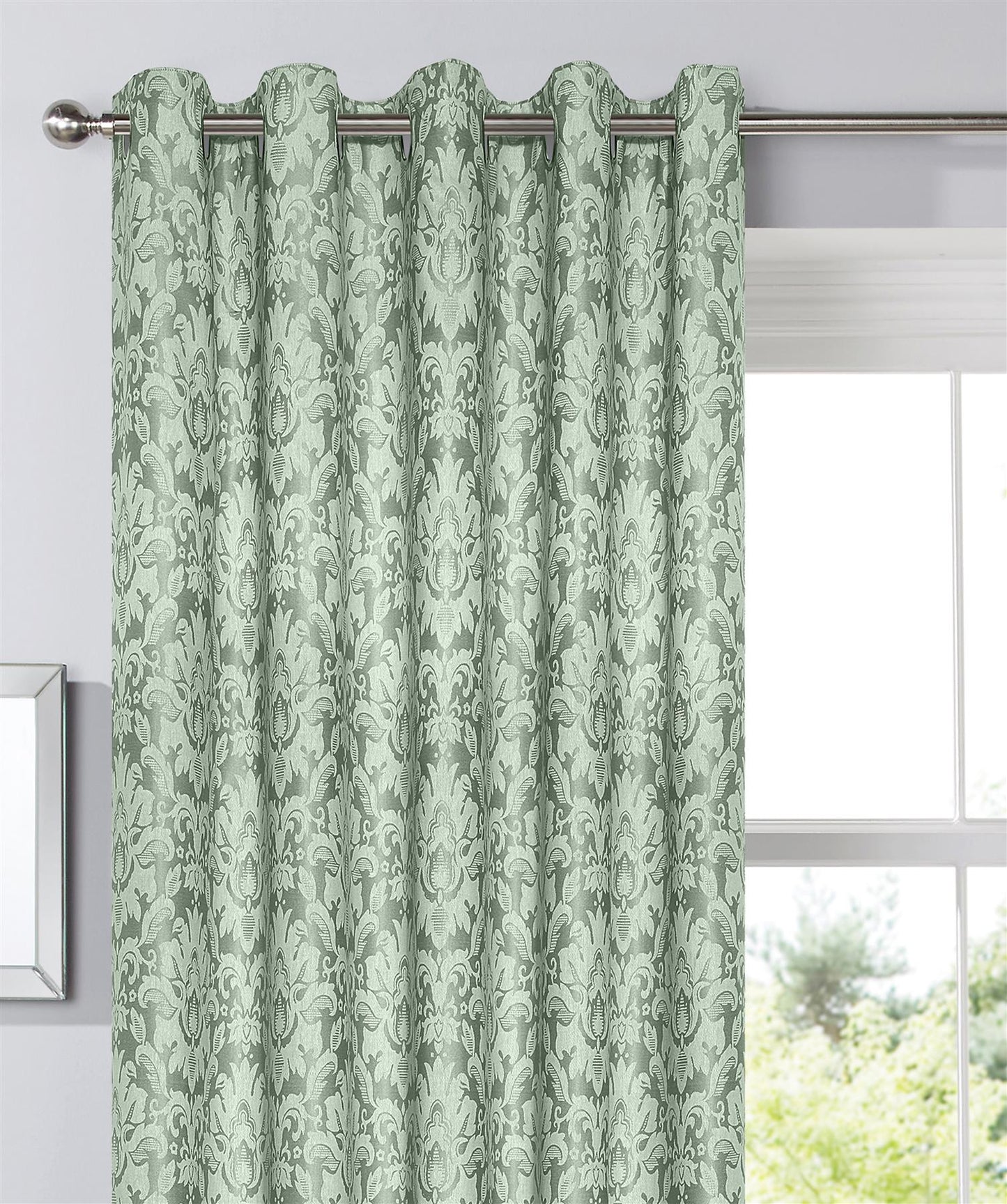 100% Blackout And Light Through Curtains with Grommets, Curtains for Bedroom, Living Room, Kitchen, Privacy Drapes, Window Curtain