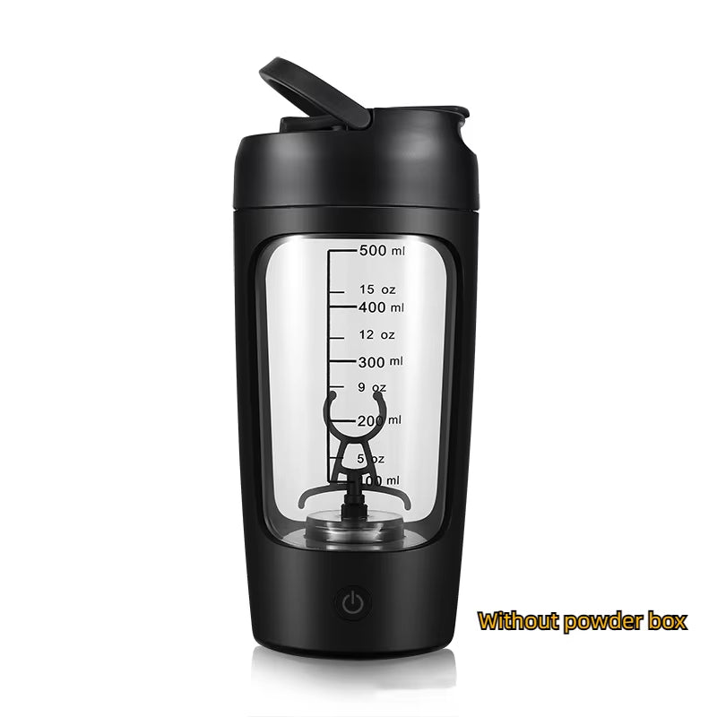 USB rechargeable 650ml electric protein shaker for fitness enthusiasts