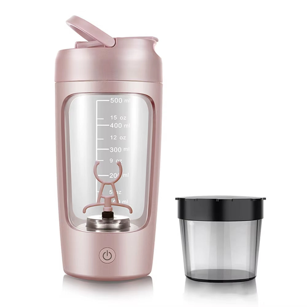 compact 650ml electric protein shaker for on-the-go use