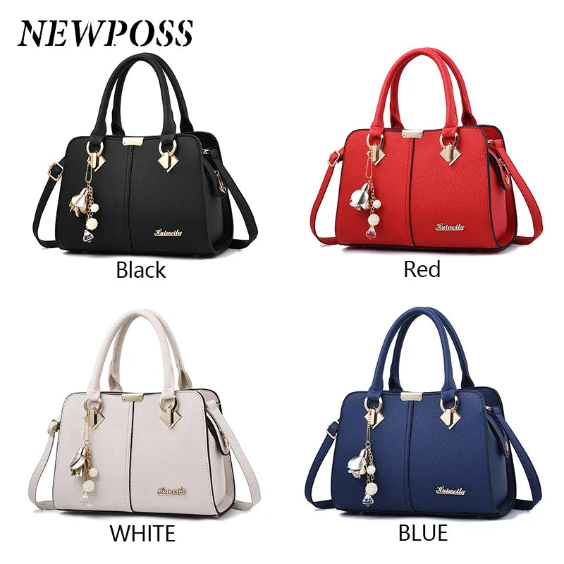 Newposs Famous Designer Brand Bags Women Leather Handbags 2025