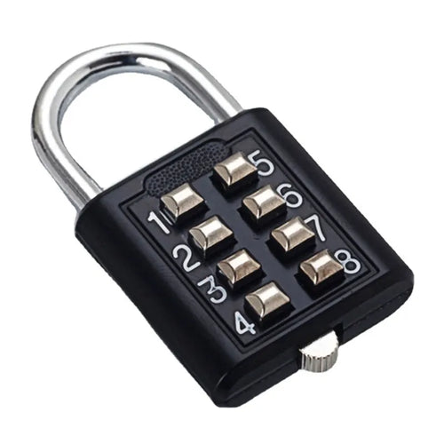 8 Digits Password Code Combination Padlock Zinc Alloy Suitcase For Home / Office