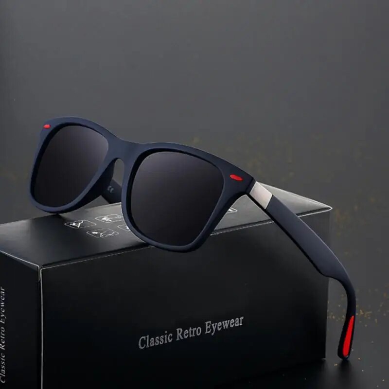 UV400 Glass Polarized Optical Magnetic Sunglasses Driving Square Frame Sun Glasses Male Goggle High Quality