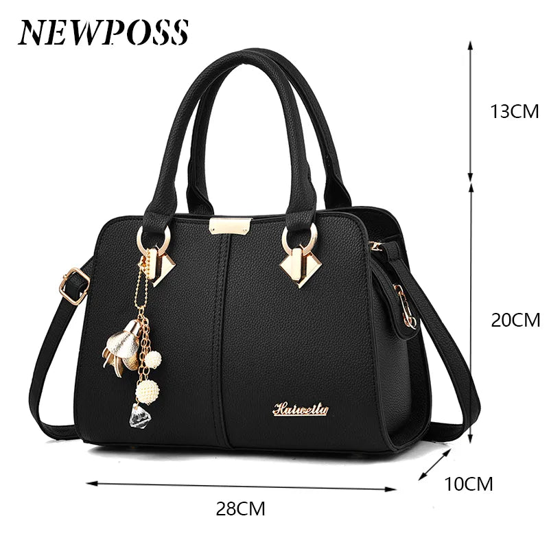 Newposs Famous Designer Brand Bags Women Leather Handbags 2025