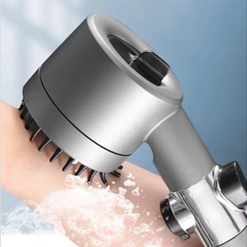 High Pressure Strong Current Shower Head Water Shower with Water Filter 3 Mold Knobs Controllable Hand Shower Bathroom
