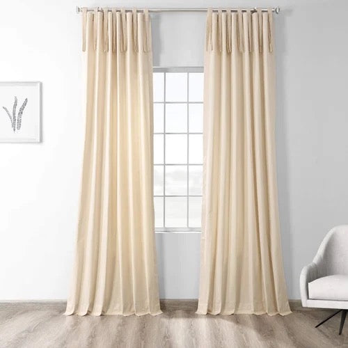 100% Blackout And Light Through Curtains with Grommets, Curtains for Bedroom, Living Room, Kitchen, Privacy Drapes, Window Curtain