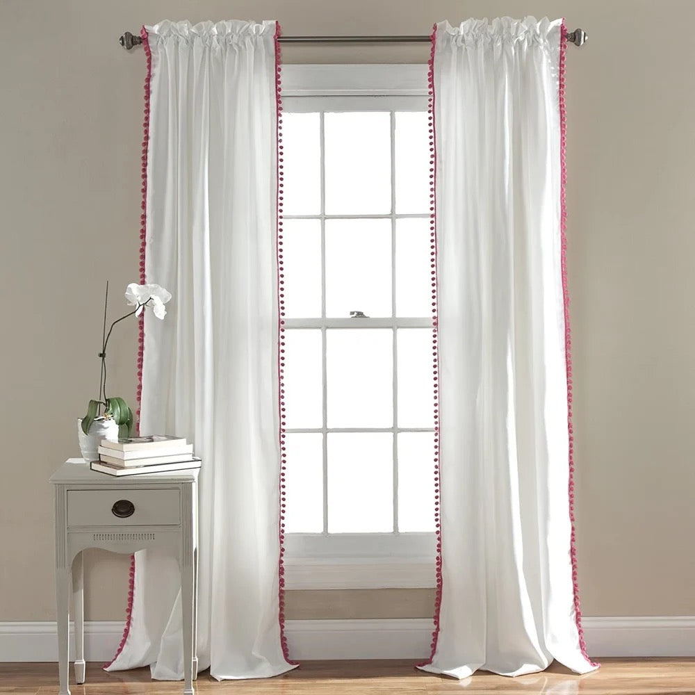 100% Blackout And Light Through Curtains with Grommets, Curtains for Bedroom, Living Room, Kitchen, Privacy Drapes, Window Curtain