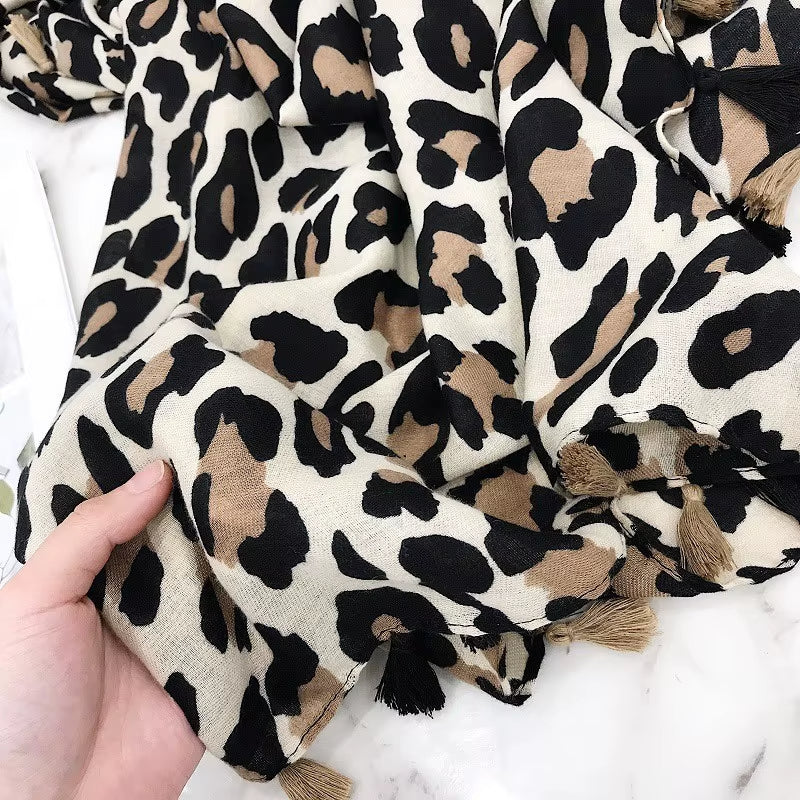 Beautiful Scarves for Women Dressy Women Scarfs for Women Leopard Scarfs Women Beach Wrap Women Leopard Scarf