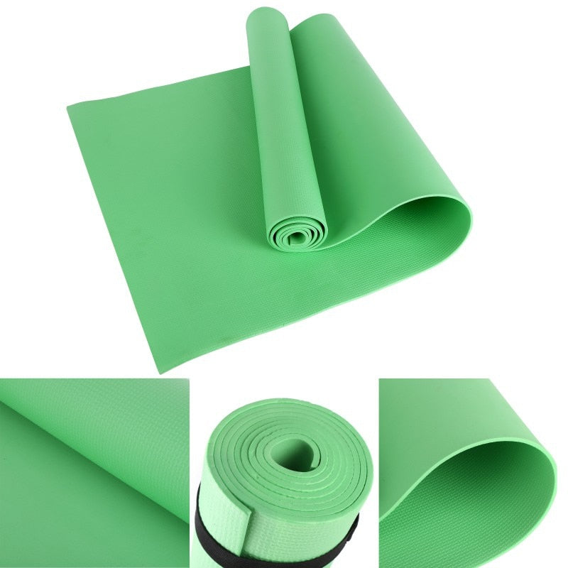 6mm Anti Skid Thick Exercise Yoga mats Sport Mat, Sports Fitness Mat Comfort Foam Sport Mat for Exercise Yoga Mat