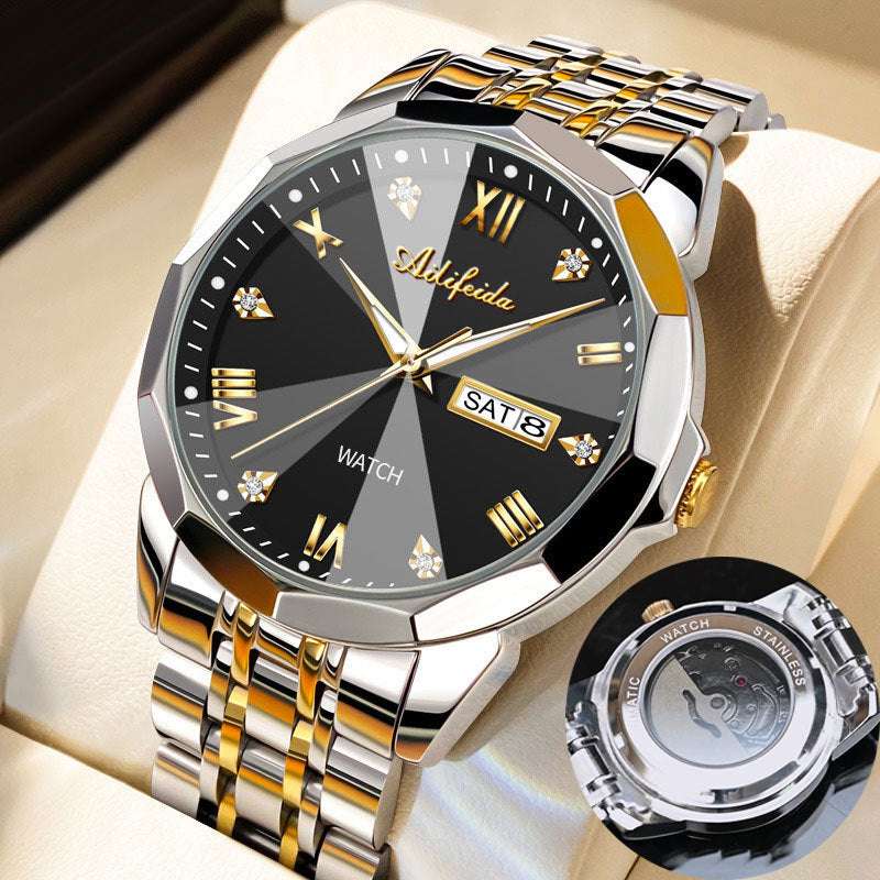 Luxury Men's Watch AILIFEIDA Waterproof Luminous Calendar Fashion