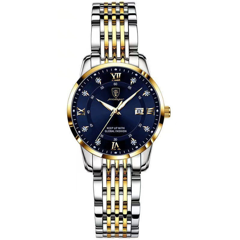 OLEYS Waterproof Luminous Unisex Quartz Watch Trembles Live Explosions