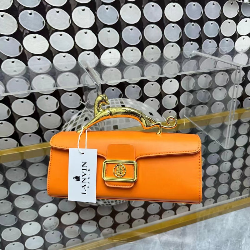 Luxury Women Fashion Shoulder Bag Distinctive Hard Handled Crossbody Bag