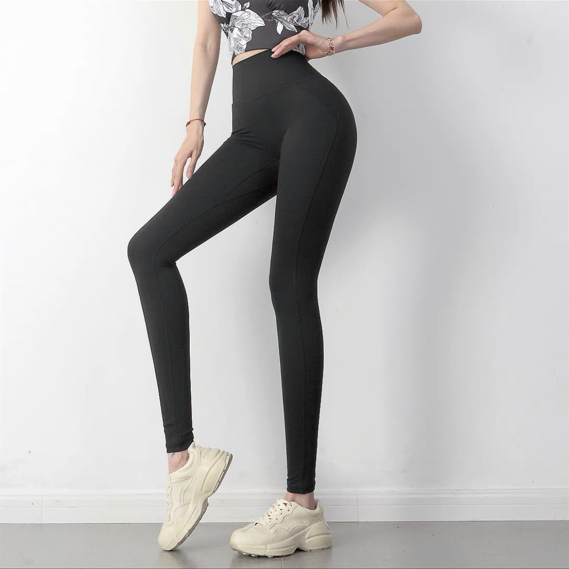 Women's High Waisted Leggings Stretch Comfy Plain Joggers Workout Tracksuit Gym Yoga Sports Pants