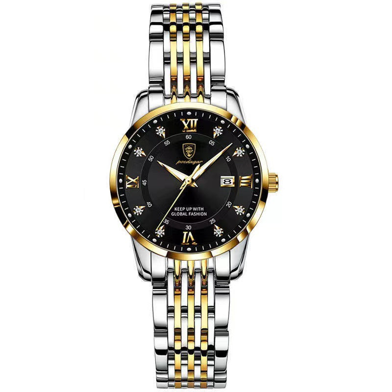 OLEYS Waterproof Luminous Unisex Quartz Watch Trembles Live Explosions