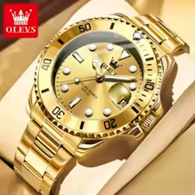 OLEVS 5885 Men's Luxury Watch Original Brand Waterproof Quartz