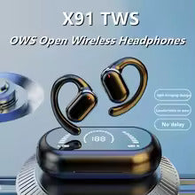 Wireless Earbuds Bluetooth 5.4 Headphones Sport, Stereo Deep Bass Bluetooth Earbuds with Earhooks