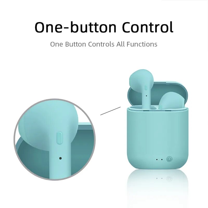 Apple / Samsung compatable airpods Macaron Bluetooth Headset Matte Sports"DISPATCHED SAME DAY-ORDERS CONFIRMED BY 1500hrs."