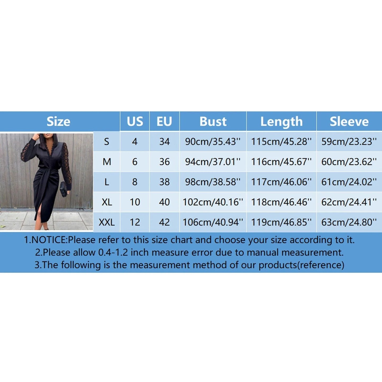 Solid Color Lace Trim Hollow Long Sleeve Dress Women's Waist Tie