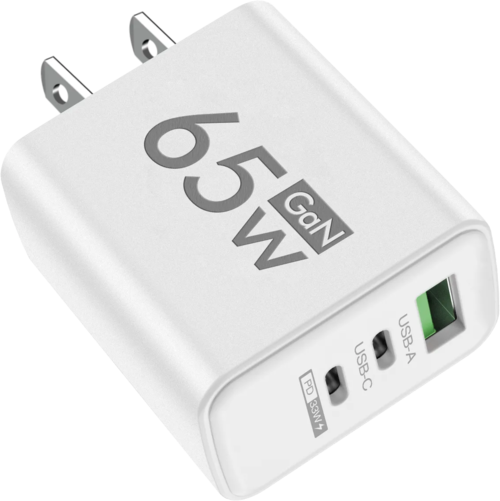 65 W USB C Charger GaN Fast Charging Charger PD Quick Charge 3.0 Wall