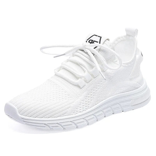 Women Sneakers Breathable Mesh Running Ladies Shoes Woman White