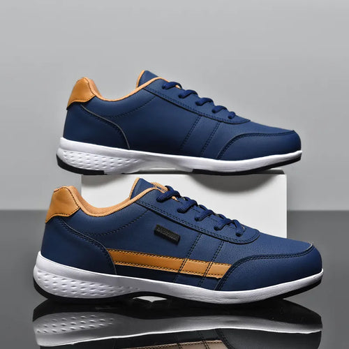 Men's Casual Dress Leather Shoes Business Lightweight Comfortable Walking Sneakers