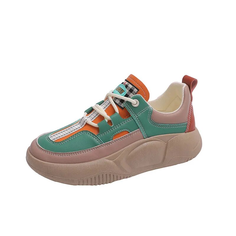 2025 women’s casual canvas platform sneakers