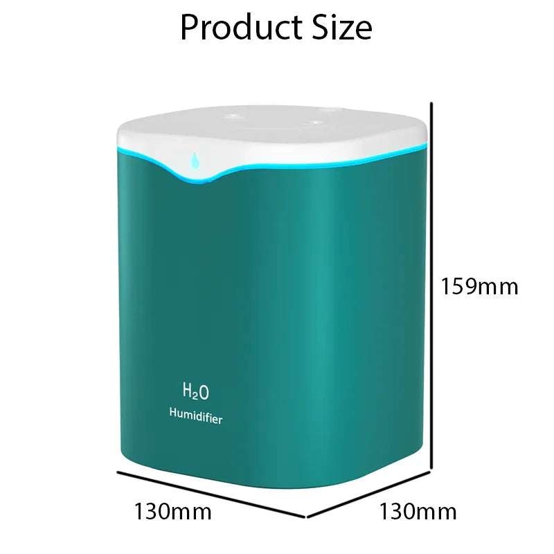 quiet USB-powered humidifier for office desk