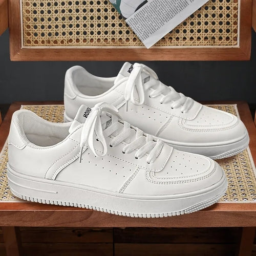 Fashion Sneakers White Shoes Sweet Young Ladies Flats Thick Sole Platform Shoes Soft Female Footwear
