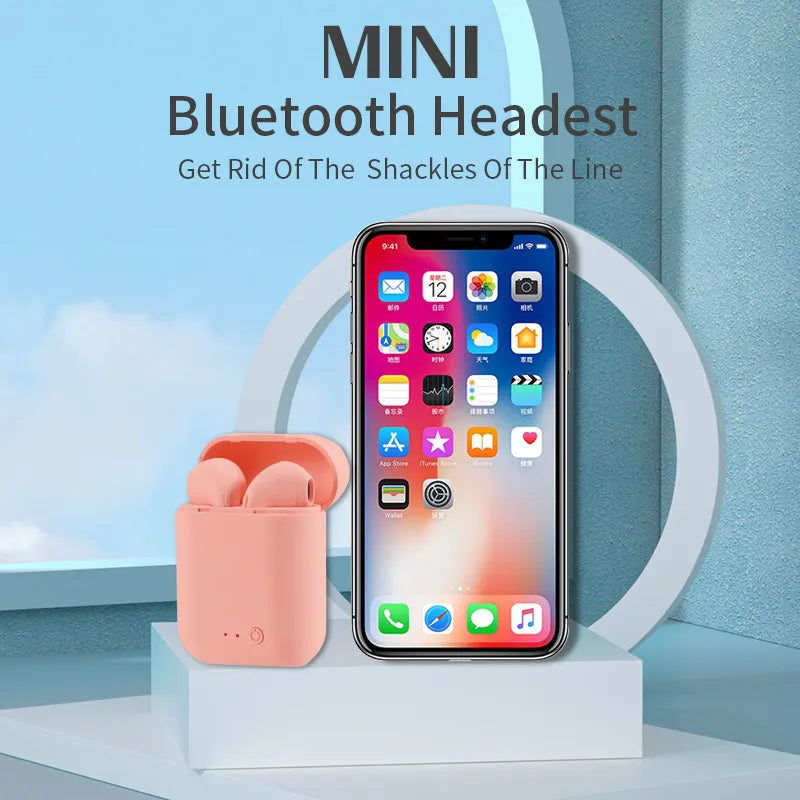 Apple / Samsung compatable airpods Macaron Bluetooth Headset Matte Sports"DISPATCHED SAME DAY-ORDERS CONFIRMED BY 1500hrs."