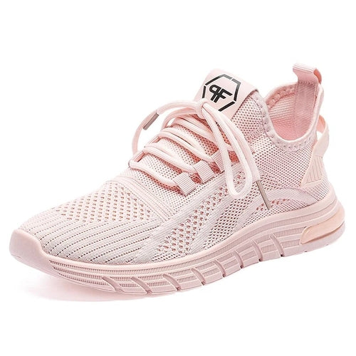 Women Sneakers Breathable Mesh Running Ladies Shoes Woman White