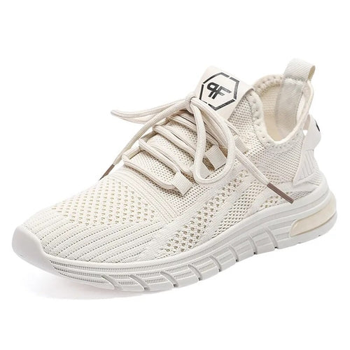 Women Sneakers Breathable Mesh Running Ladies Shoes Woman White