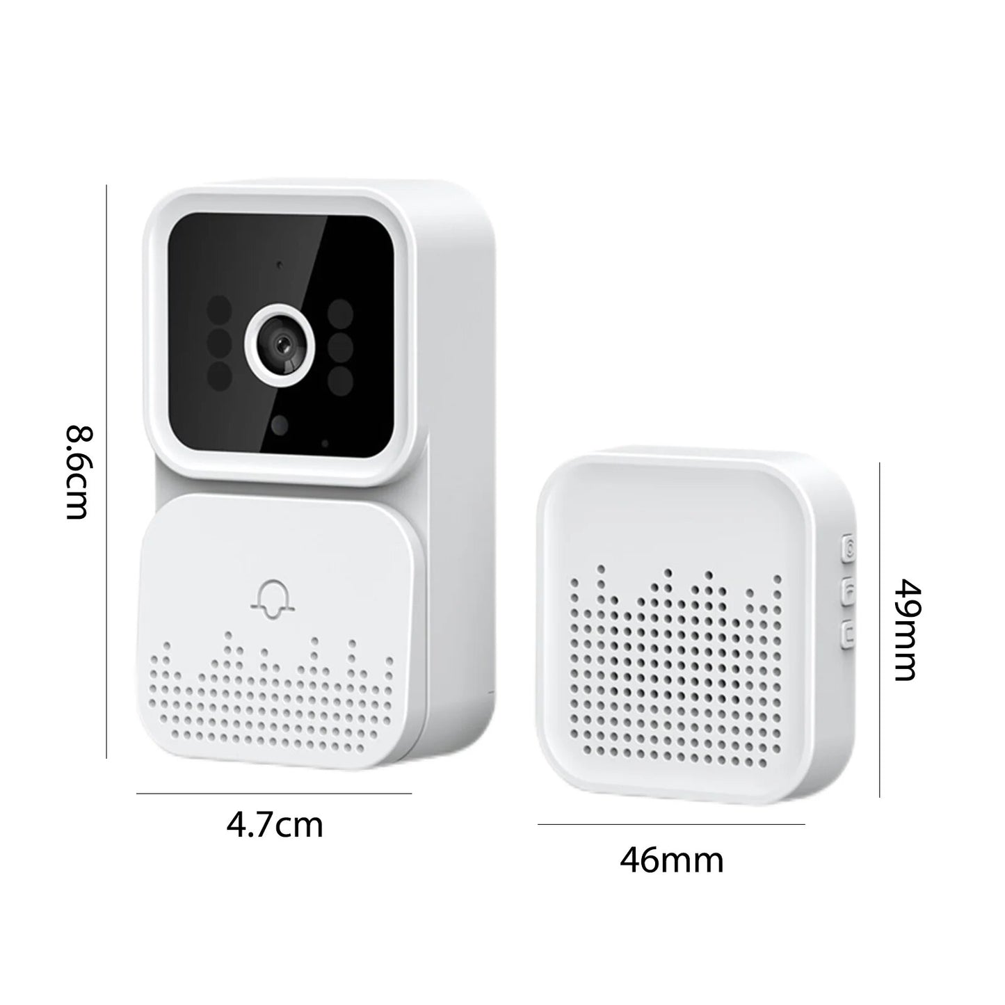 M6 Visual Door Bell WiFi HD Camera Night Vision Intercom Voice Change Ulooka/Tuya App Home Security