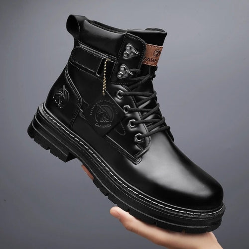 Men's Ankle Boots 2025 Winter Walking Martin Boots for Men Outdoor