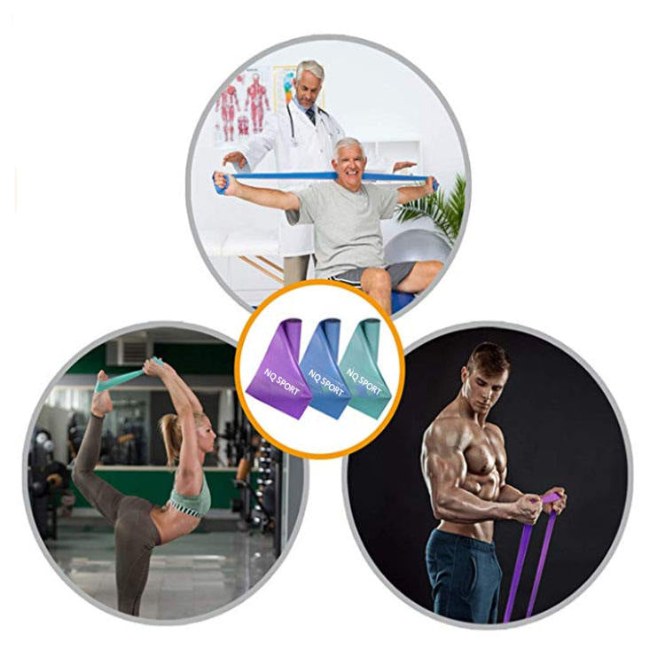 Resistance Bands Set, 3 Pack Professional Latex Elastic Bands for Home / Gym / Upper & Lower Body Exercise, Physical Therapy, Strength Training Yoga Pilates
