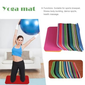 2 X Yoga Knee Pad Cushion Soft TPE Pad Support Protective Pad For Elbow Leg Arm Balance Exercise Fitness Workout