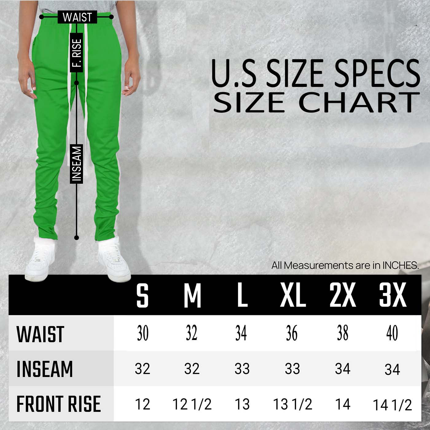 Men’s Track Pants – Classic Slim Fit Side Stripe Drawstring Waist Ankle Zipper Active Workout Joggers Sweatpants