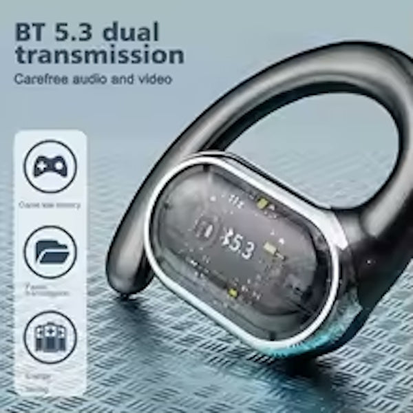 Wireless Earbuds Bluetooth 5.4 Headphones Sport, Stereo Deep Bass Bluetooth Earbuds with Earhooks