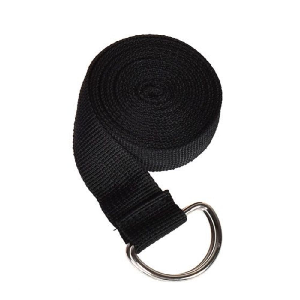 Polyester Blend Yoga Strap with D-Ring Buckle - Stretching Band for Pilates, Ballet, Dance, Gym Workouts, Physical - Posture & Flexibility