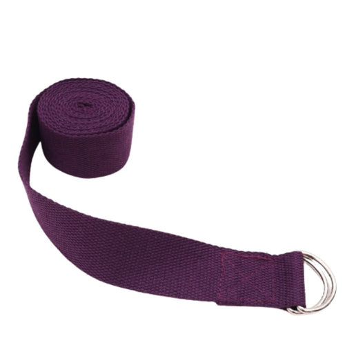 Polyester Blend Yoga Strap with D-Ring Buckle - Stretching Band for Pilates, Ballet, Dance, Gym Workouts, Physical - Posture & Flexibility