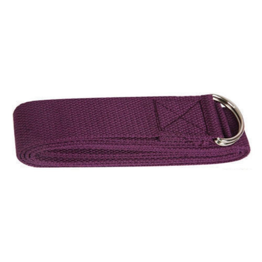 Polyester Blend Yoga Strap with D-Ring Buckle - Stretching Band for Pilates, Ballet, Dance, Gym Workouts, Physical - Posture & Flexibility