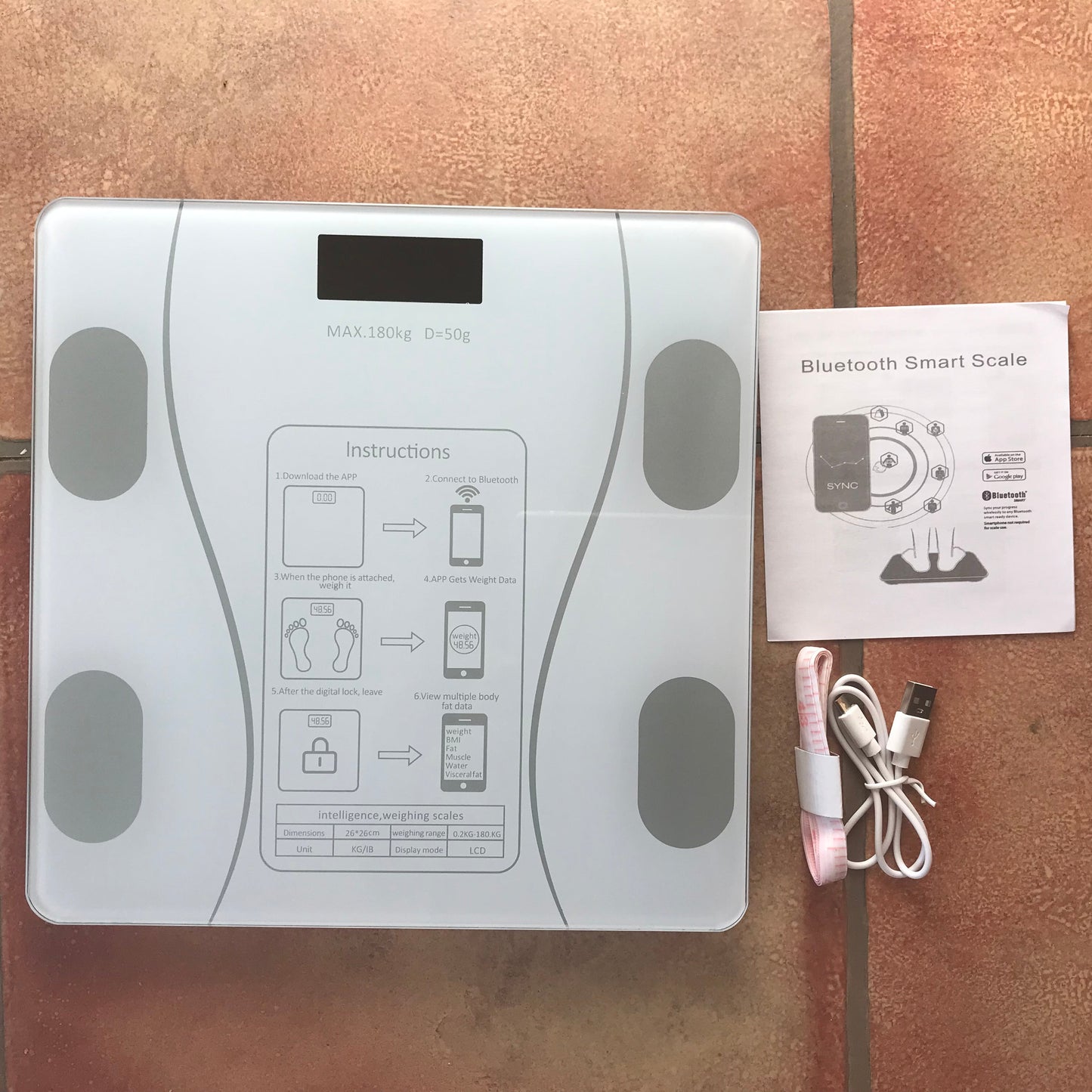 BMI Body Weight Scale-Digital Bathroom Weighing Scale