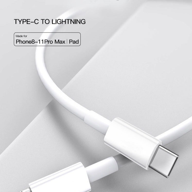 Type C to Lightning Mobile Phone Charging Cable, 1M, Fast Charging, ALK-LINK.