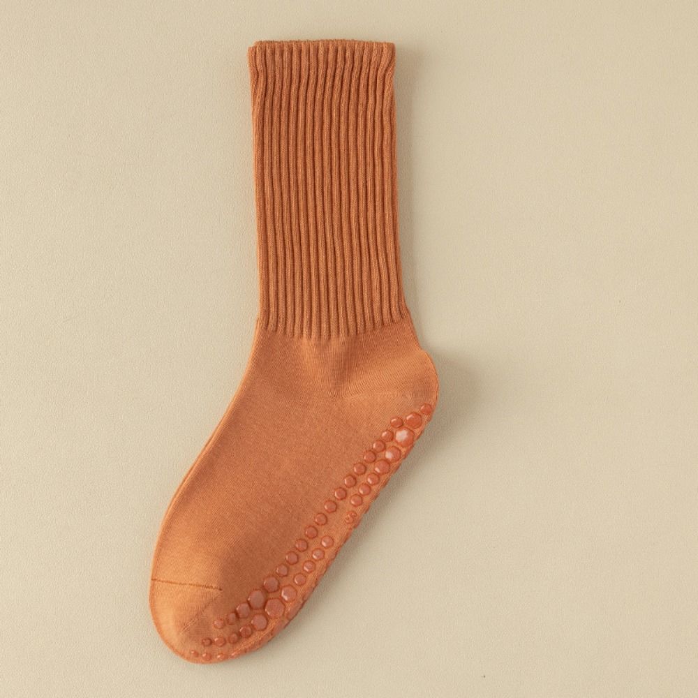 4 X Yoga Accessory Socks for Women Cotton Socks Silicone Non-slip Sports Sweat-absorbing Breathable